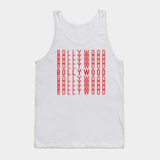 Bollywood Hindi Indian Movies Repeating Red Text Gift Tank Top